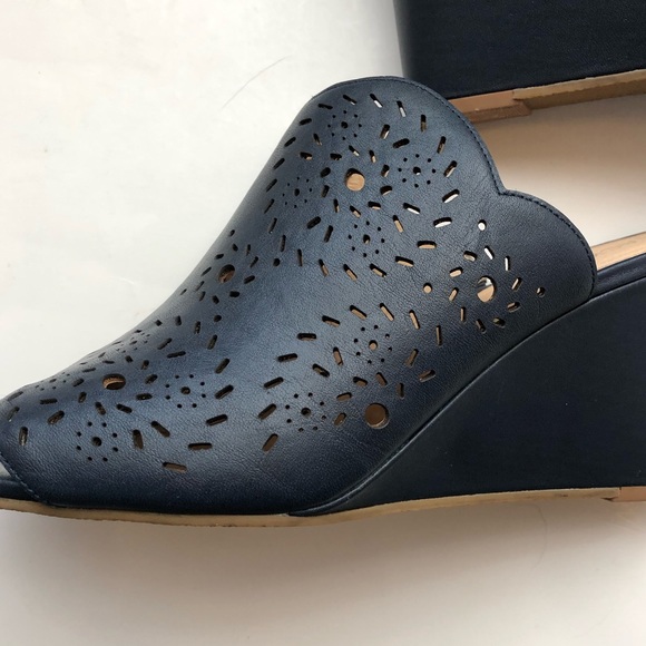 Jack Rodgers Ronnie Wedge Cork Slide Sandals 10 - Picture 11 of 12